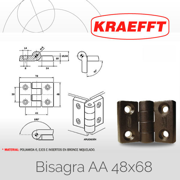 Bisagra AA 48&#215;68