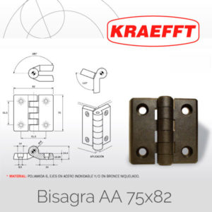 Bisagra AA 75&#215;82