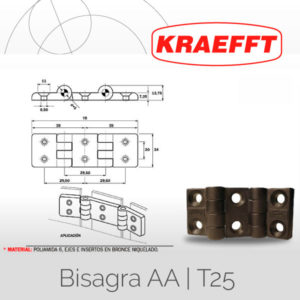 Bisagra AA | T 25 34&#215;78