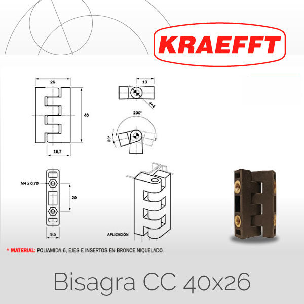 Bisagra CC 40&#215;26