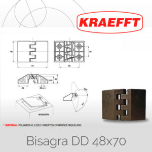 Bisagra DD 48&#215;70