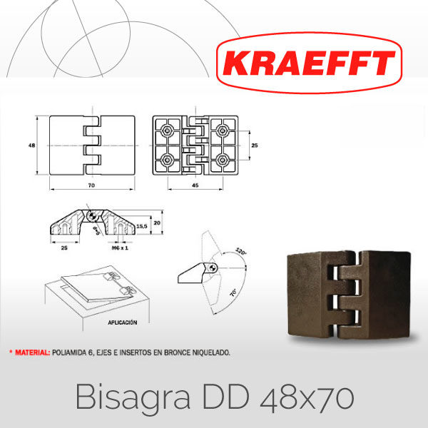 Bisagra DD 48&#215;70