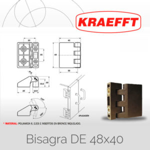Bisagra DE 48&#215;40