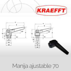 Manija ajustable 70