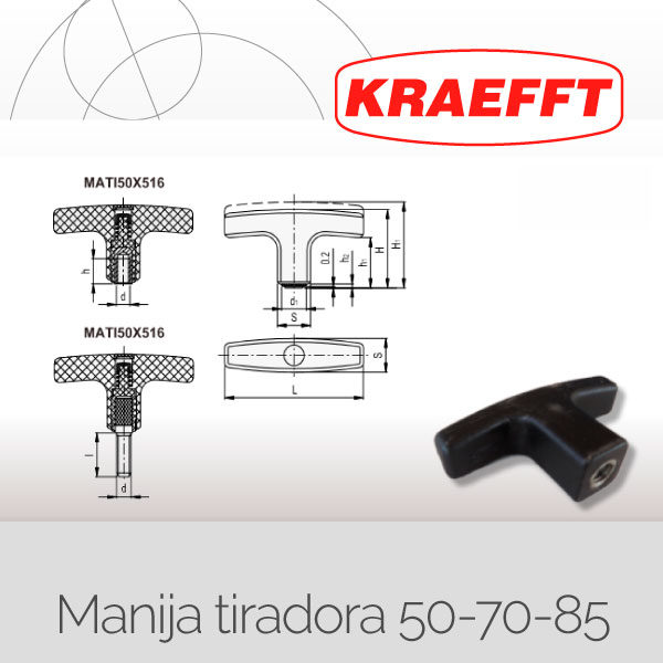 Manija tiradora 50-70-85